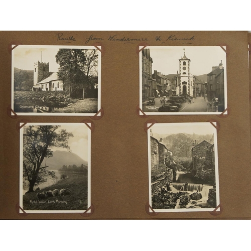 2257 - Early 20th century and later ephemera including an album of photographs including Venice, Barcelona,... 