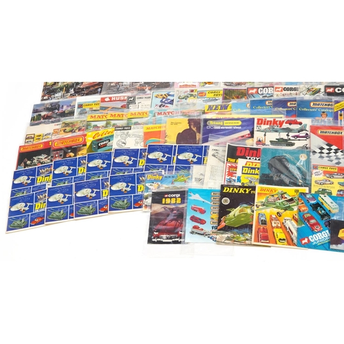 2042 - Collection of toy related catalogues and books including Corgi Toys, Dinky Toys, Tri-ang Railways an... 