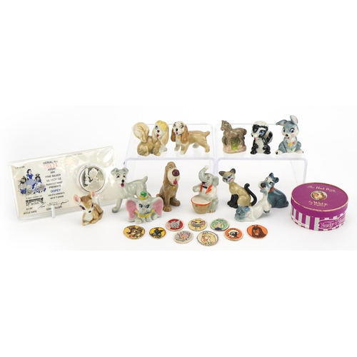 Wade and Disney collectables including Whimsies and a Dopey fine silver ...