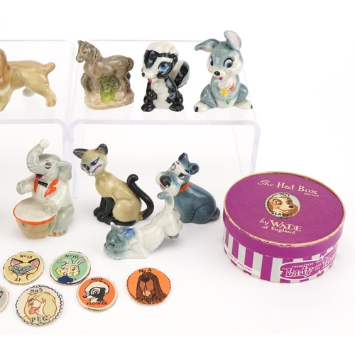 1228 - Wade and Disney collectables including Whimsies and a Dopey fine silver half troy ounce