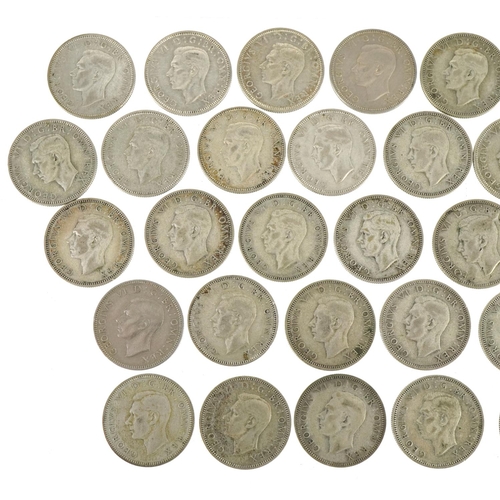 2389 - British pre decimal, pre 1947 shillings, 218g