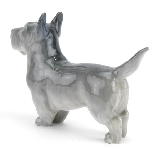 1173 - Royal Copenhagen, Danish porcelain Westie dog, 21cm in length