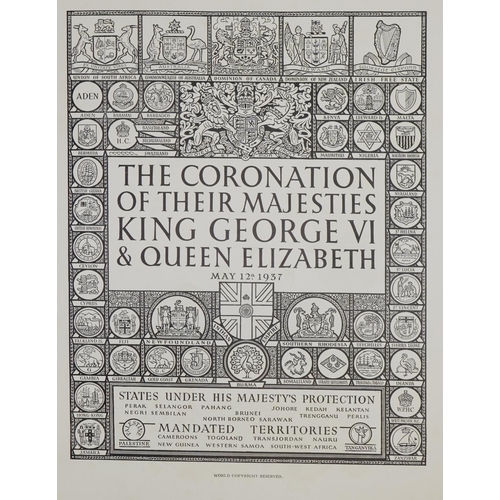 2281 - The Coronation of King George VI and Queen Elizabeth souvenir programme and a commemorative medallio... 