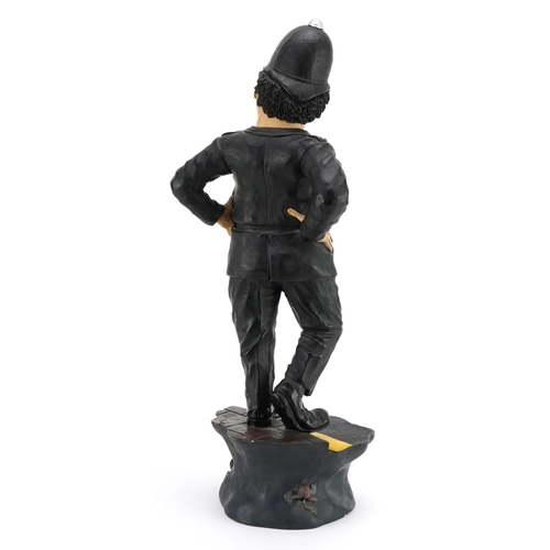 518 - Originalities Country Characters Collection policeman by Peter Mook, 44.5cm high