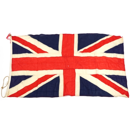 2179 - Large British military World War II Union Jack flag, 175cm x 82cm