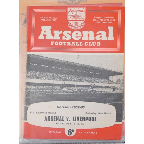 2263 - Collection of 1950s and later football ephemera, some world cup, including Charlton Athletic, West H... 