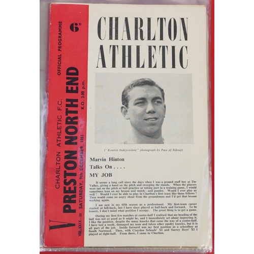 2263 - Collection of 1950s and later football ephemera, some world cup, including Charlton Athletic, West H... 