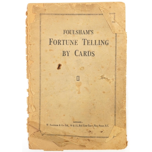 2282 - Early 20th century Foulsham's Fortune Telling by Cards booklet published London W Foulsham & Co Ltd,... 