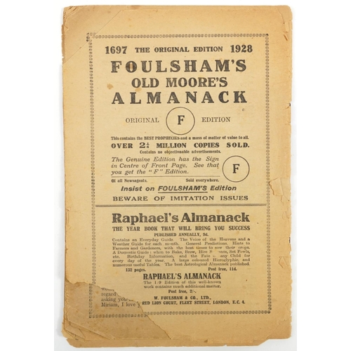 2282 - Early 20th century Foulsham's Fortune Telling by Cards booklet published London W Foulsham & Co Ltd,... 