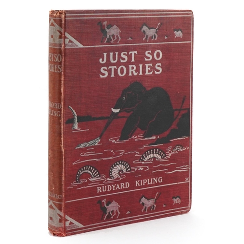 2271 - Just So Stories, hardback book by Rudyard Kipling published London Macmillan & Co 1902