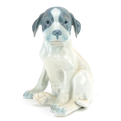 1208 - Royal Copenhagen, large Danish porcelain seated dog numbered 051, 20cm high