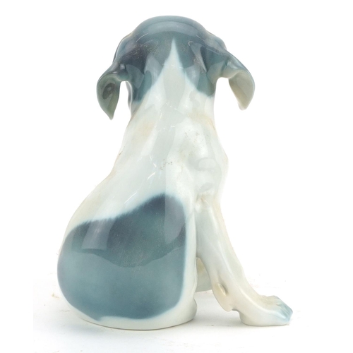 1208 - Royal Copenhagen, large Danish porcelain seated dog numbered 051, 20cm high