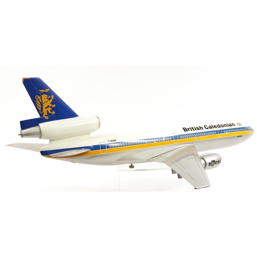 411 - Aviation interest Space Models British Caledonian 1/50th scale model aeroplane by Space Models G-BEB... 