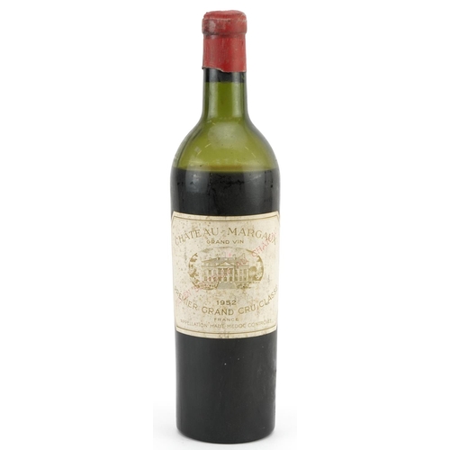 199 - Bottle of 1952 Premier Grand Cru class Chateau Margaux red wine