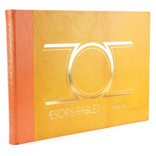 2266 - Aesop's Fables by Elizabeth Frink, hardback book with slip case signed by Elizabeth Frink, limited e... 