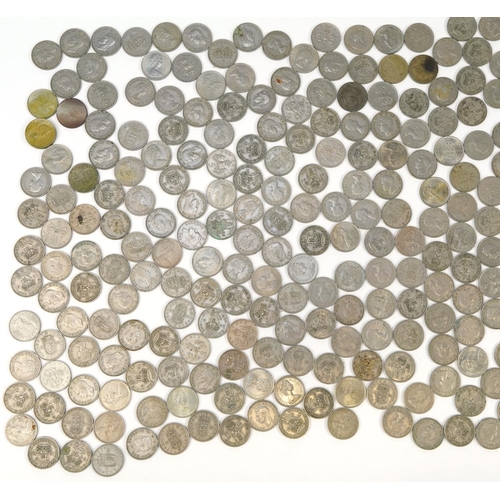 2400 - Collection of British coins including shillings