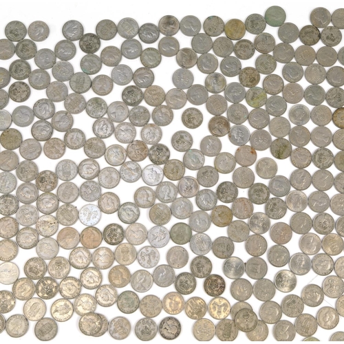 2400 - Collection of British coins including shillings