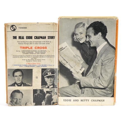 2290 - Two Eddie Chapman hardback books comprising The Real Eddie Chapman Story and Free Agent