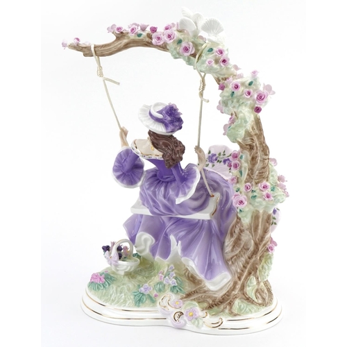 1164 - Royal Worcester figurine, Summer's Dream with certificate, limited edition 572/4950, 32cm high