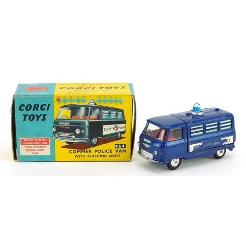 2017 - Vintage Corgi Toys diecast Commer Police Van 464 with box