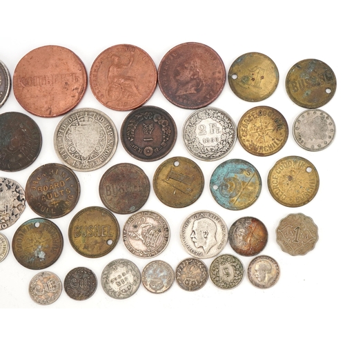 2378 - Antique and later British and world coinage including hammered example, 1944 half crown in silver pe... 