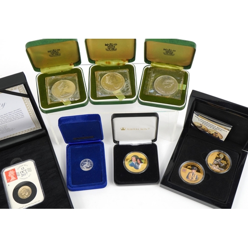 2419 - British coins including Dambusters Heroes commemorative two crown set and The First and Last Circula... 