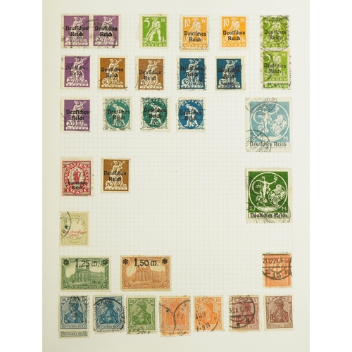 2521 - Album of mainly German and Russian stamps