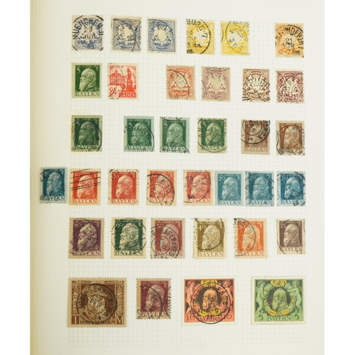 2521 - Album of mainly German and Russian stamps