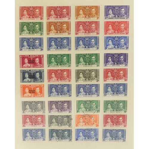 2513 - Collection of 1935 and 1937 Omnibus stamps on several pages