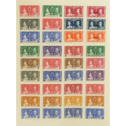 2513 - Collection of 1935 and 1937 Omnibus stamps on several pages