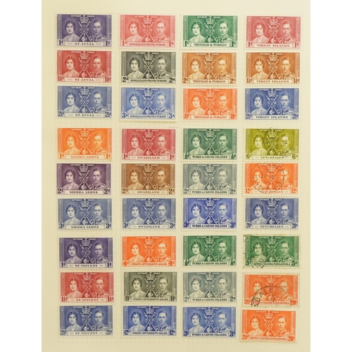 2513 - Collection of 1935 and 1937 Omnibus stamps on several pages