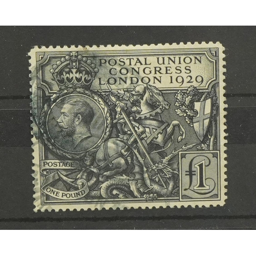 2505 - 1929 UPU one pound stamp