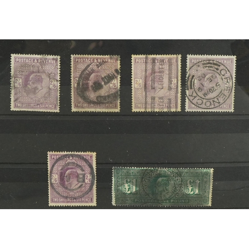 2506 - Edward VII high value stamps