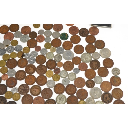 2470 - Large collection of British coinage including sixpences, threepences and pennies