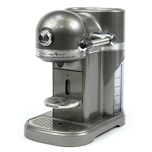 Kitchenaid Nespresso coffee machine with pod holder