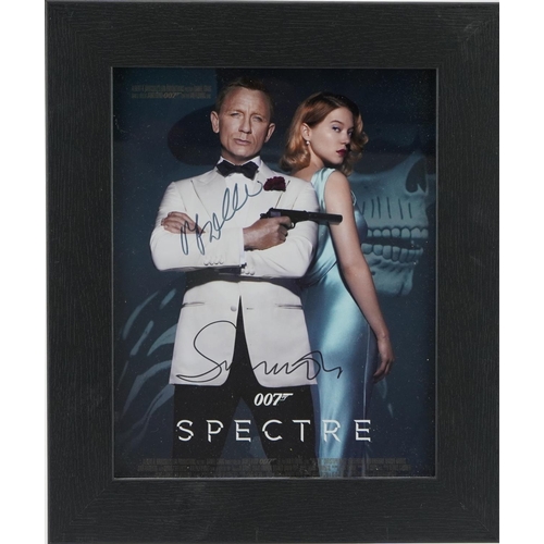 2481 - Two James Bond interest Daniel Craig photographs including Spectre and one signed in ink by the acto... 