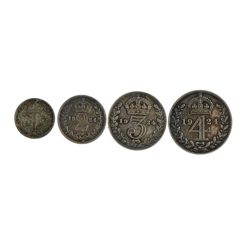 2376 - George V 1924 Maundy coin set