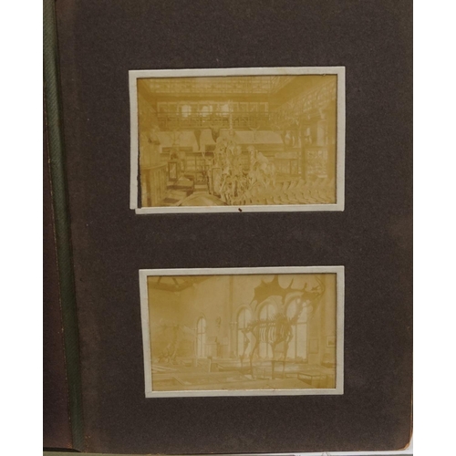 1324 - Good collection of early 20th century social history black and white photographs arranged in nine al... 