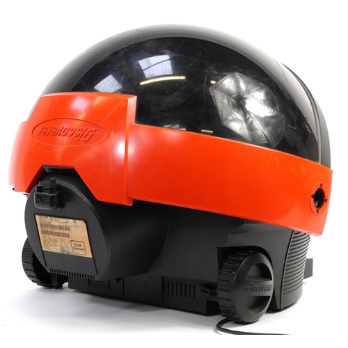 1379 - Vintage Philips Discoverer space helmet TV, approximately 42cm high x 50cm wide