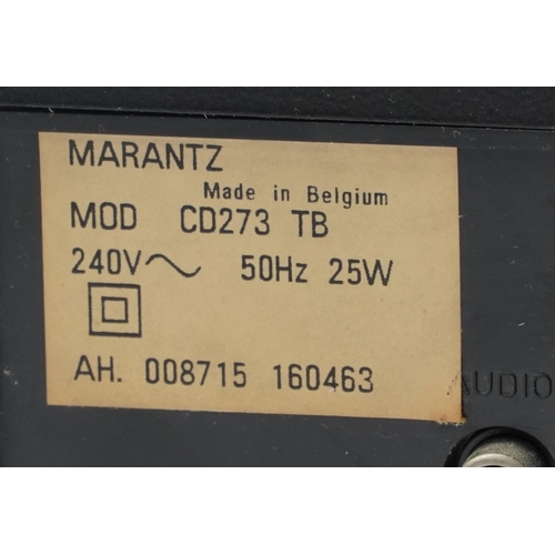 1525 - Marantz 273 compact disc player and a Rotel RB-870BX stereo power amplifier