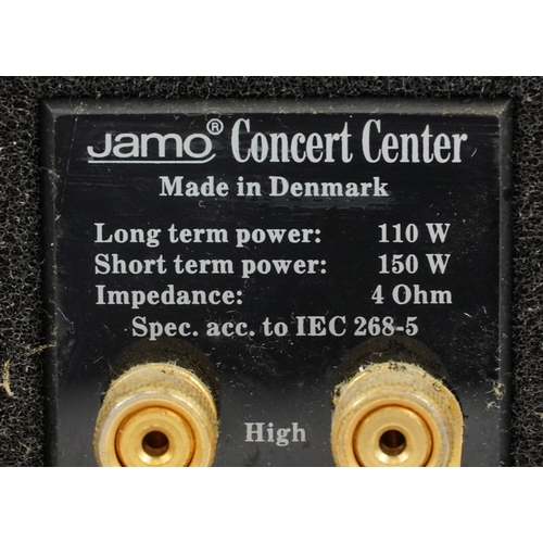 1529 - Pair of Jamo Concert 8 shelf speakers and a Jamo Concert Centre speaker