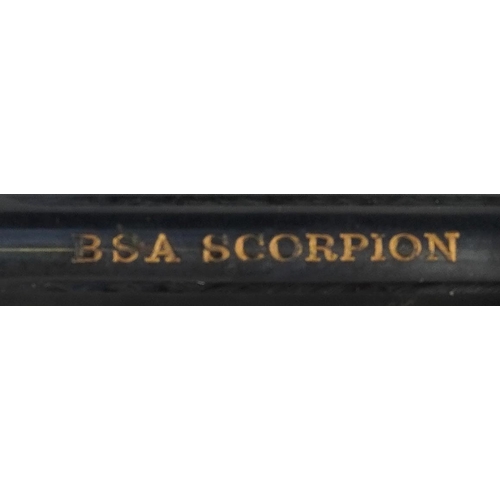 875 - BSA Scorpion .22cal snap barrel air pistol, 46cm in length