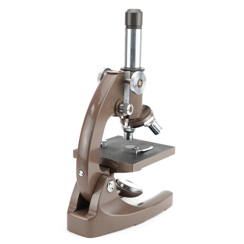 1444 - Swift adjustable bionic microscope with travel case and accessories