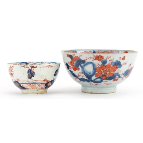 1368 - Two Imari ceramic bowls including Japanese example, the largest 11.5cm in diameter