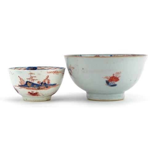 1368 - Two Imari ceramic bowls including Japanese example, the largest 11.5cm in diameter