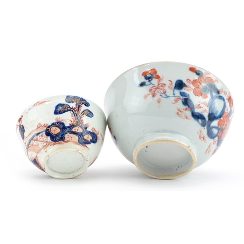 1368 - Two Imari ceramic bowls including Japanese example, the largest 11.5cm in diameter