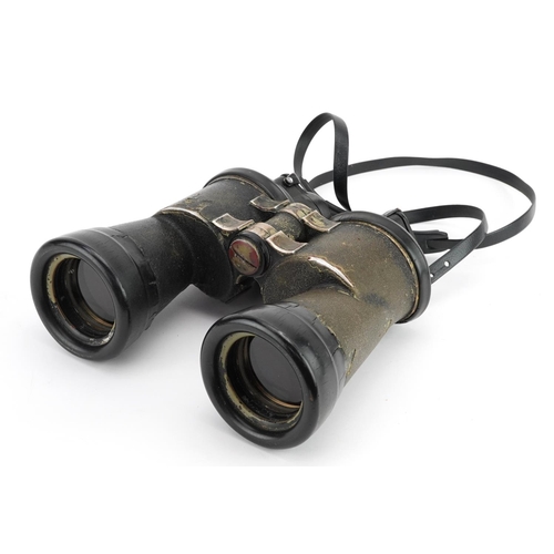 855 - Carl Zeiss, Pair of German military interest 7 x 15 binoculars numbered 48295