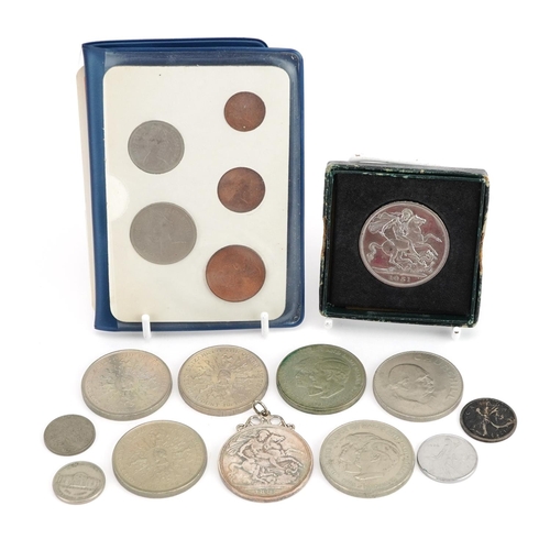 654 - Victorian and later British coinage including 1892 silver crown