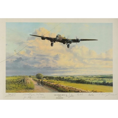 878 - Robert Taylor - Early Morning Arrival, print in colour, limited edition 128/1250, signed by the arti... 