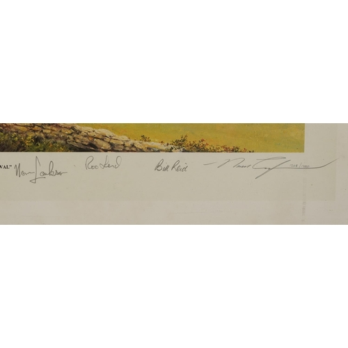 878 - Robert Taylor - Early Morning Arrival, print in colour, limited edition 128/1250, signed by the arti... 